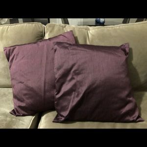 Purple Accent Pillows